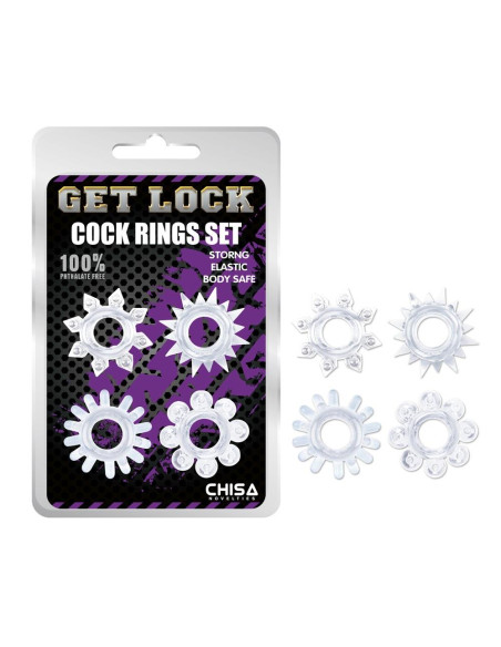 Cock Rings Set-Clear