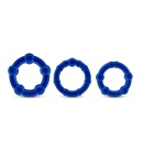 STAY HARD BEADED COCKRINGS BLUE - 3