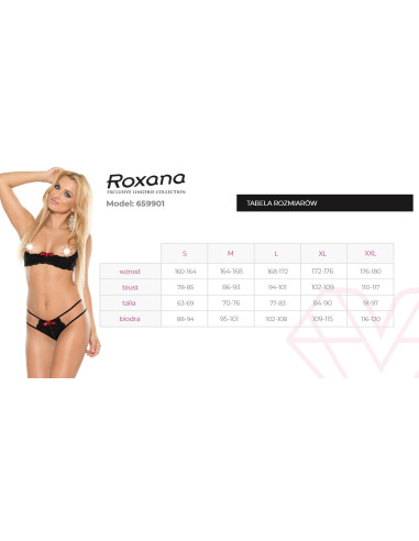 Półbiustonosz i stringi 6599 S