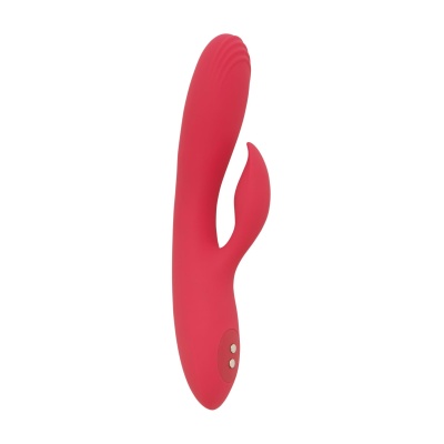 Wibrator Intense Soft Silicone Rabbit z dwoma silnikami, ok. 20 cm - 1