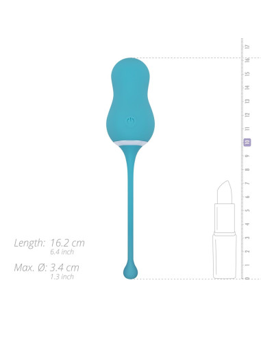 Wibrujące jajeczko Elena ze zdalnym sterowaniem – Azul