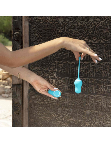 Wibrujące jajeczko Elena ze zdalnym sterowaniem – Azul