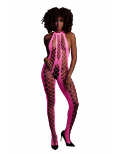 Bodystocking with Halterneck - Pink - XS/XL