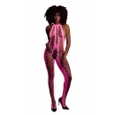 Bodystocking with Halterneck - Pink - 1