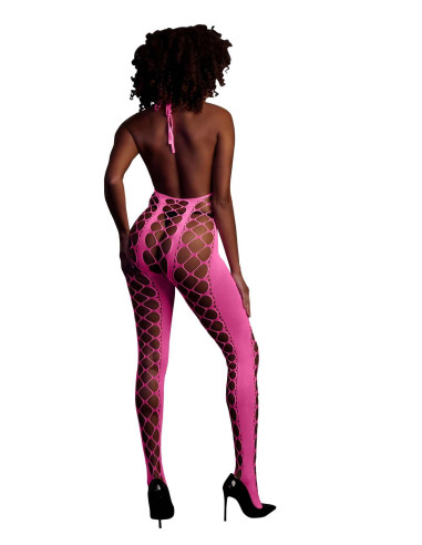 Bodystocking with Halterneck - Pink - XS/XL