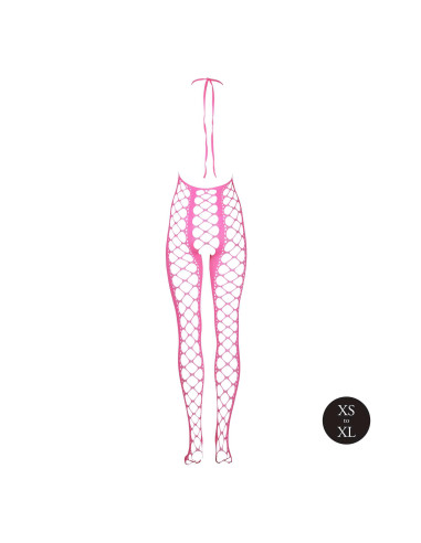 Bodystocking with Halterneck - Pink - XS/XL
