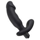 Wibrator Rebel w kształcie penisa z pofalowanym wałem 2,7–3,3 cm i stymulatorem krocza, 15 cm - 3