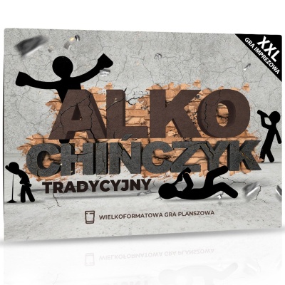 Alkochińczyk XXL Tradycyjny – Wielkoformatowa Gra Alkoholowa na Wieczór Panieński - 1