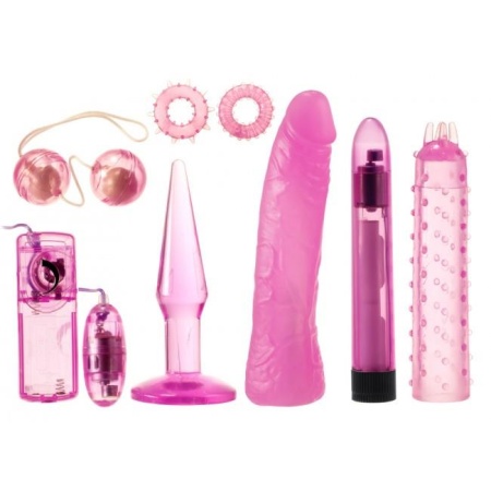 Zestaw dla par Mystic Treasures Couples Kit - wieloelementowy, z regulowanymi wibracjami - 2