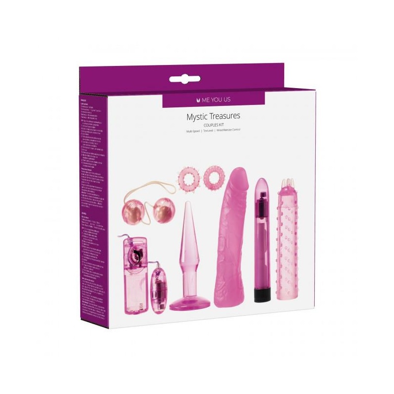 Zestaw dla par Mystic Treasures Couples Kit - wieloelementowy, z regulowanymi wibracjami - 3