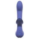 Wibrator AWAQ.U Vibrator 2 z podwójnym silnikiem i stymulatorem łechtaczki, zakrzywiony wał 12 cm, 21,6 cm - 4