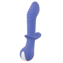 Wibrator AWAQ.U Vibrator 2 z podwójnym silnikiem i stymulatorem łechtaczki, zakrzywiony wał 12 cm, 21,6 cm - 7