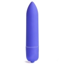 Wibrator Bullet Long 10 prędkości 9 cm x 1.7 cm (3.5 x 0.67 cala) Niebieski - 1