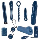 Zestaw zabawek erotycznych Midnight Blue Set, 9 elementów, TPE/ABS, wymiary 5,5–23 cm - 2