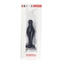 Szklany korek analny Glass Romance Black 4,5 cala (11,4 cm) - 2
