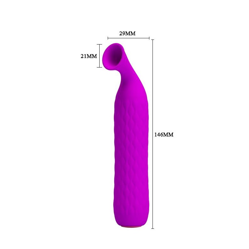 Stymulator łechtaczki JONAS – 12 trybów ssania, długość 10 cm - 4