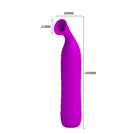 Stymulator łechtaczki JONAS – 12 trybów ssania, długość 10 cm - 4