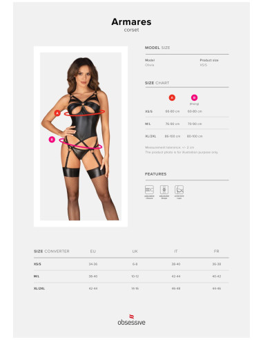 Armares gorset i stringi   XS/S