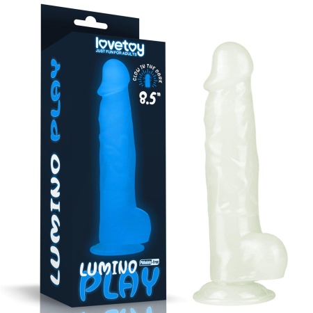 Dildo Lumino Play 21,6 cm świecący w ciemności - 1