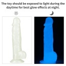Dildo Lumino Play 21,6 cm świecący w ciemności - 11
