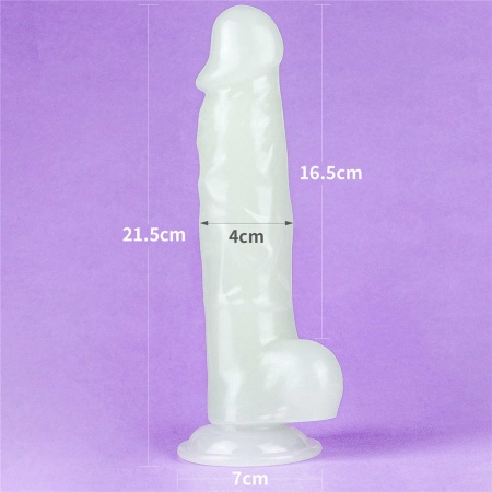 Dildo Lumino Play 21,6 cm świecący w ciemności - 13