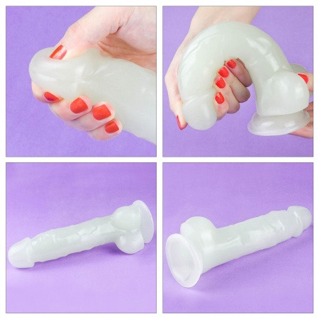 Dildo Lumino Play 21,6 cm świecący w ciemności - 19