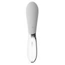 Wibrator szklano-silikonowy Curve LED Glass Vibrator 2, dwustronny, 20,5 cm - 3