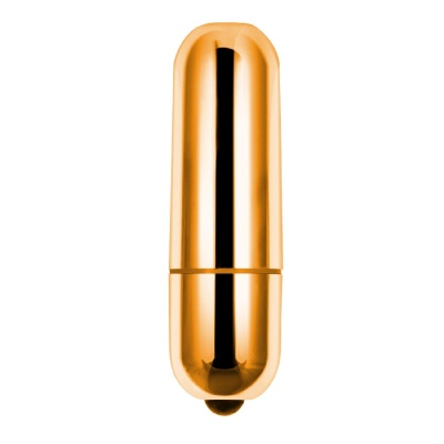 Wibrator Mini X-Basic Bullet 10 prędkości Złoty 5,9 cm - 1
