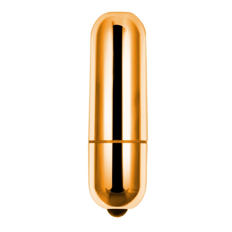 Wibrator Mini X-Basic Bullet 10 prędkości Złoty 5,9 cm - 1