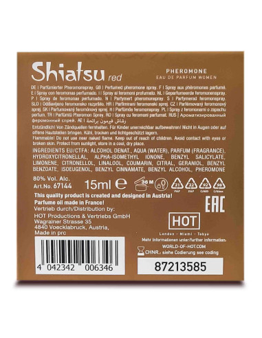 SHIATSU Pheromon Fragrance woman red 15 ml