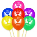 Balony Super Dick Forever 7 sztuk - lateks, 30 cm, 7 kolorów - 2
