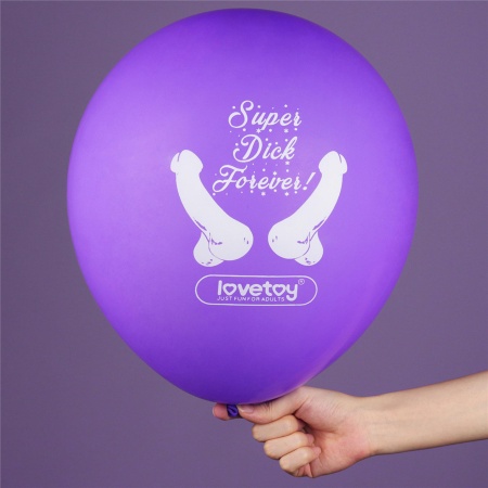 Balony Super Dick Forever 7 sztuk - lateks, 30 cm, 7 kolorów - 4