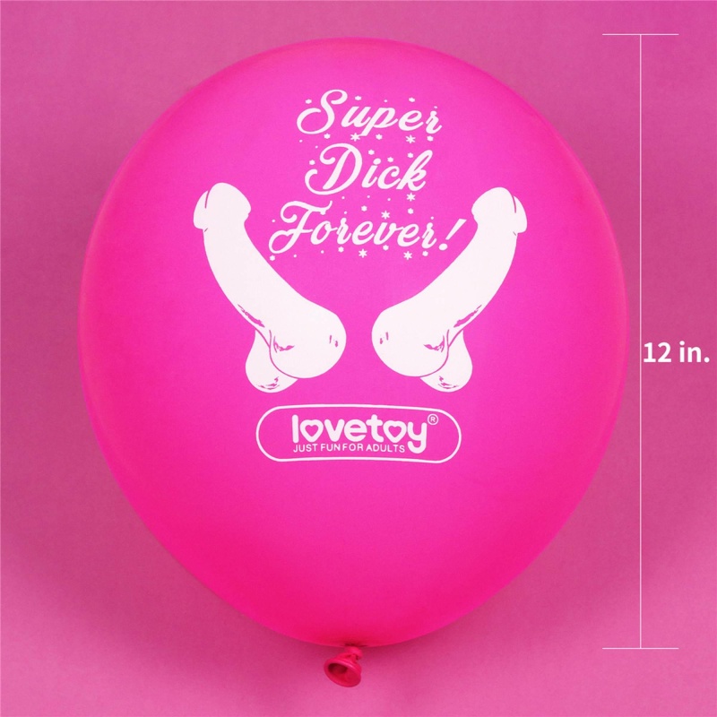 Balony Super Dick Forever 7 sztuk - lateks, 30 cm, 7 kolorów - 5