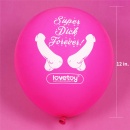 Balony Super Dick Forever 7 sztuk - lateks, 30 cm, 7 kolorów - 5