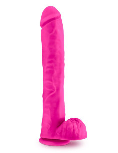 AU NATUREL BOLD DADDY 14" DILDO PINK 2