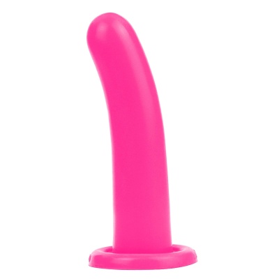 Silikonowe Dildo Holy Dong Medium 14 cm Różowe - 1 2