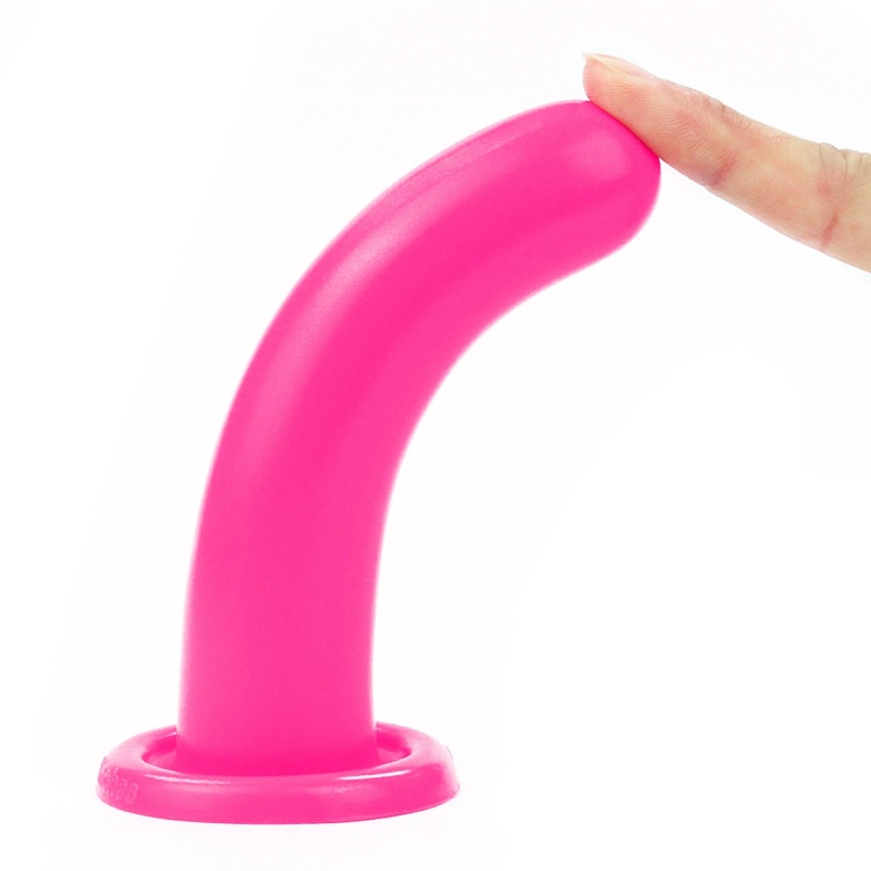 Silikonowe Dildo Holy Dong Medium 14 cm Różowe - 5