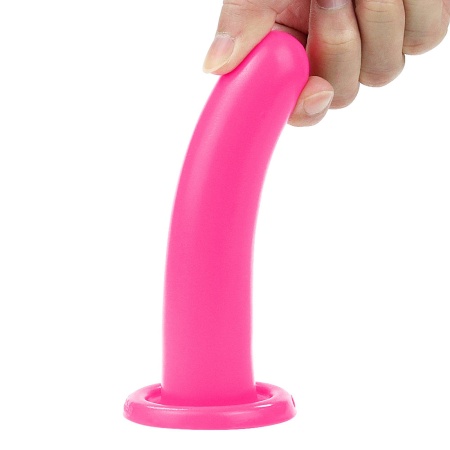 Silikonowe Dildo Holy Dong Medium 14 cm Różowe - 6