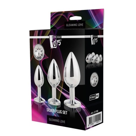 GLEAMING LOVE SILVER PLUG SET - 1