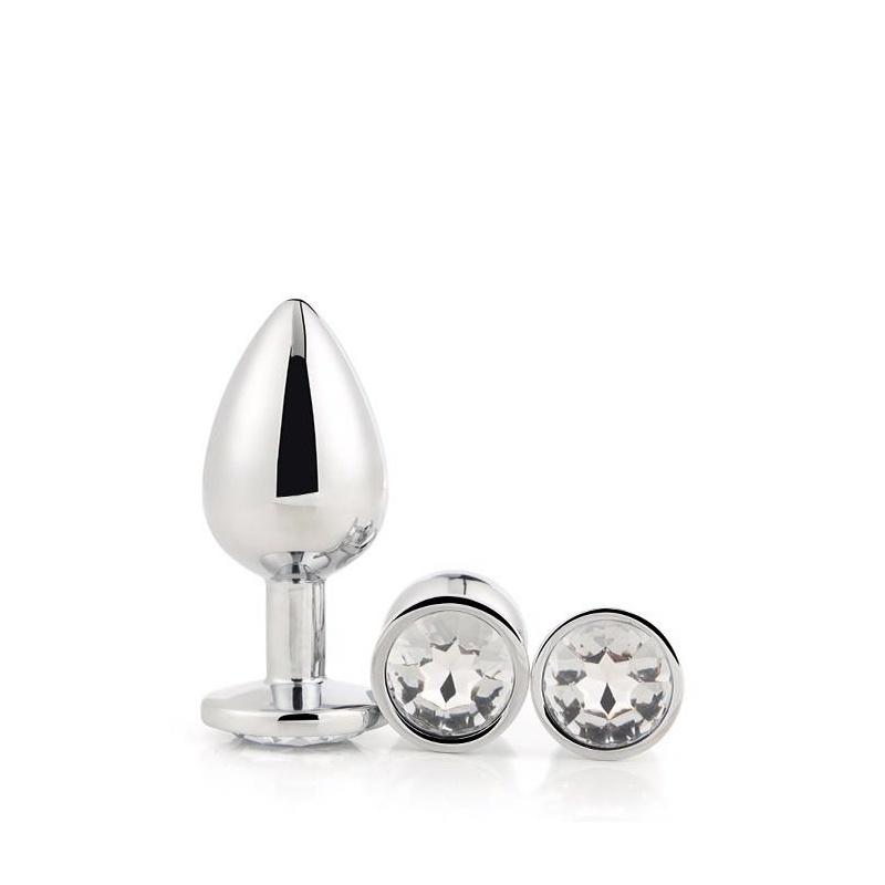 GLEAMING LOVE SILVER PLUG SET - 2