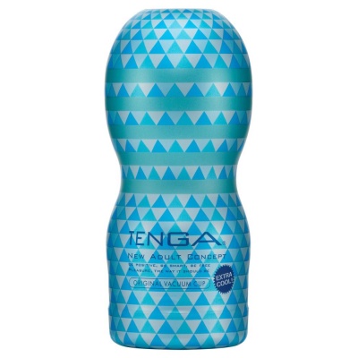 Masturbator jednorazowy Original Vacuum Cup Extra Cool z chłodzącym lubrykantem i regulacją podciśnienia, 15,6 cm - 1