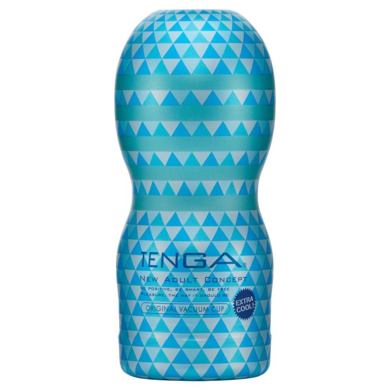Masturbator jednorazowy Original Vacuum Cup Extra Cool z chłodzącym lubrykantem i regulacją podciśnienia, 15,6 cm - 1