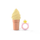 Wibrator łechtaczkowy Cand'Ice Vanilla Pop - 10 trybów wibracji, silikon i ABS, długość 10 cm - 1
