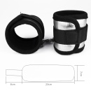 Kajdanki Neoprenowe Struggle My Handcuff 21-25 cm Srebrne - 5