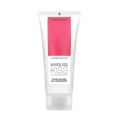 WATER-BASED MIXGLISS - KISS WILD STRAWBERRY 70 ML - 1