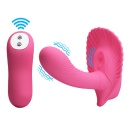 Wibrator muszlowy Powerful Shell Stimulator – 30 trybów wibracji, pilot, dł. 21 cm - 2