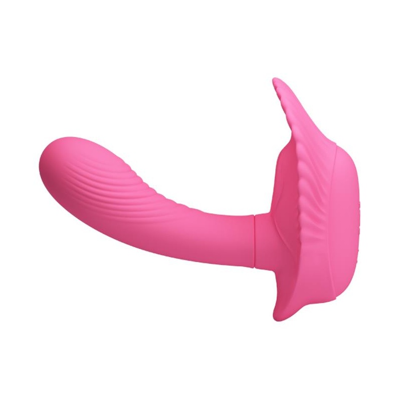 Wibrator muszlowy Powerful Shell Stimulator – 30 trybów wibracji, pilot, dł. 21 cm - 3