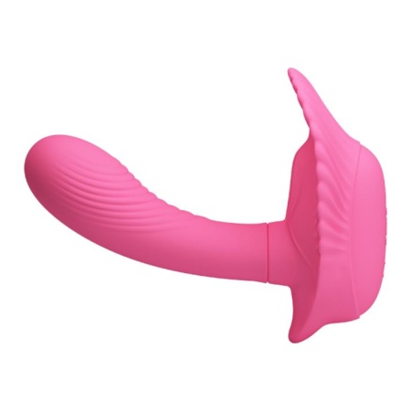 Wibrator muszlowy Powerful Shell Stimulator – 30 trybów wibracji, pilot, dł. 21 cm - 3