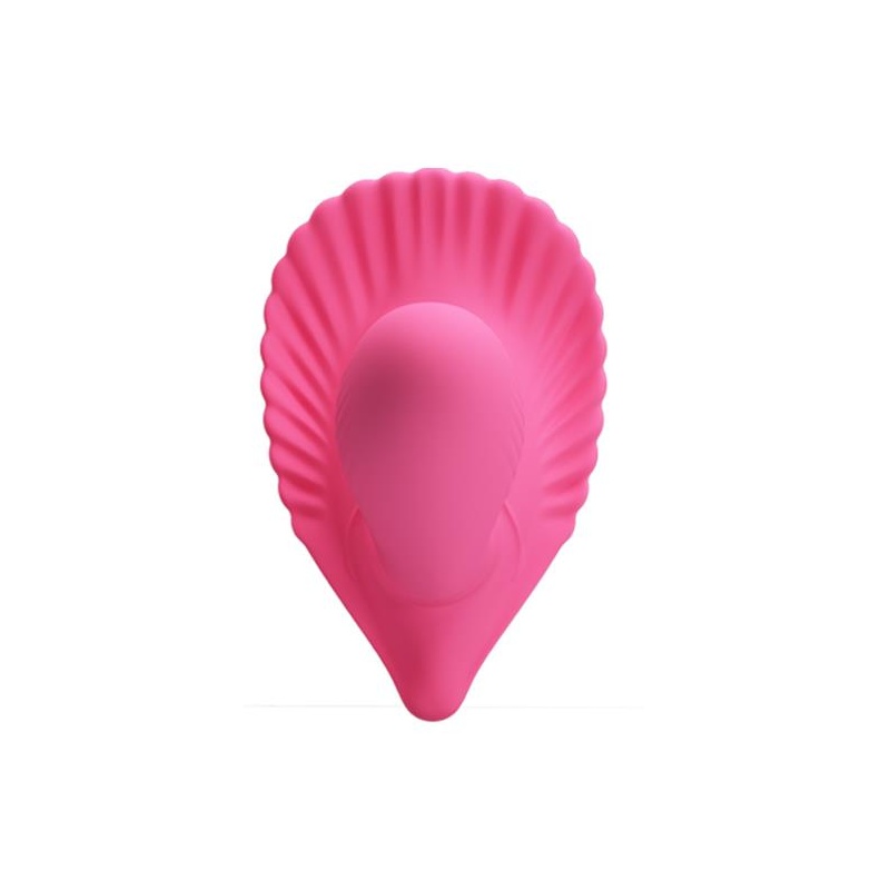 Wibrator muszlowy Powerful Shell Stimulator – 30 trybów wibracji, pilot, dł. 21 cm - 4
