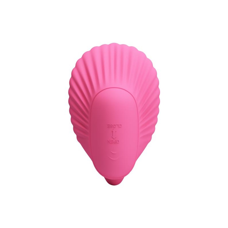 Wibrator muszlowy Powerful Shell Stimulator – 30 trybów wibracji, pilot, dł. 21 cm - 5